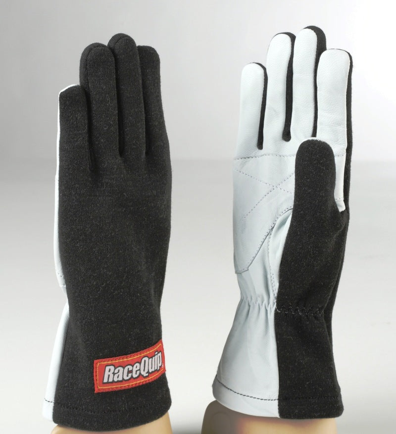 RaceQuip Black Basic Race Glove - Large Gloves Racequip