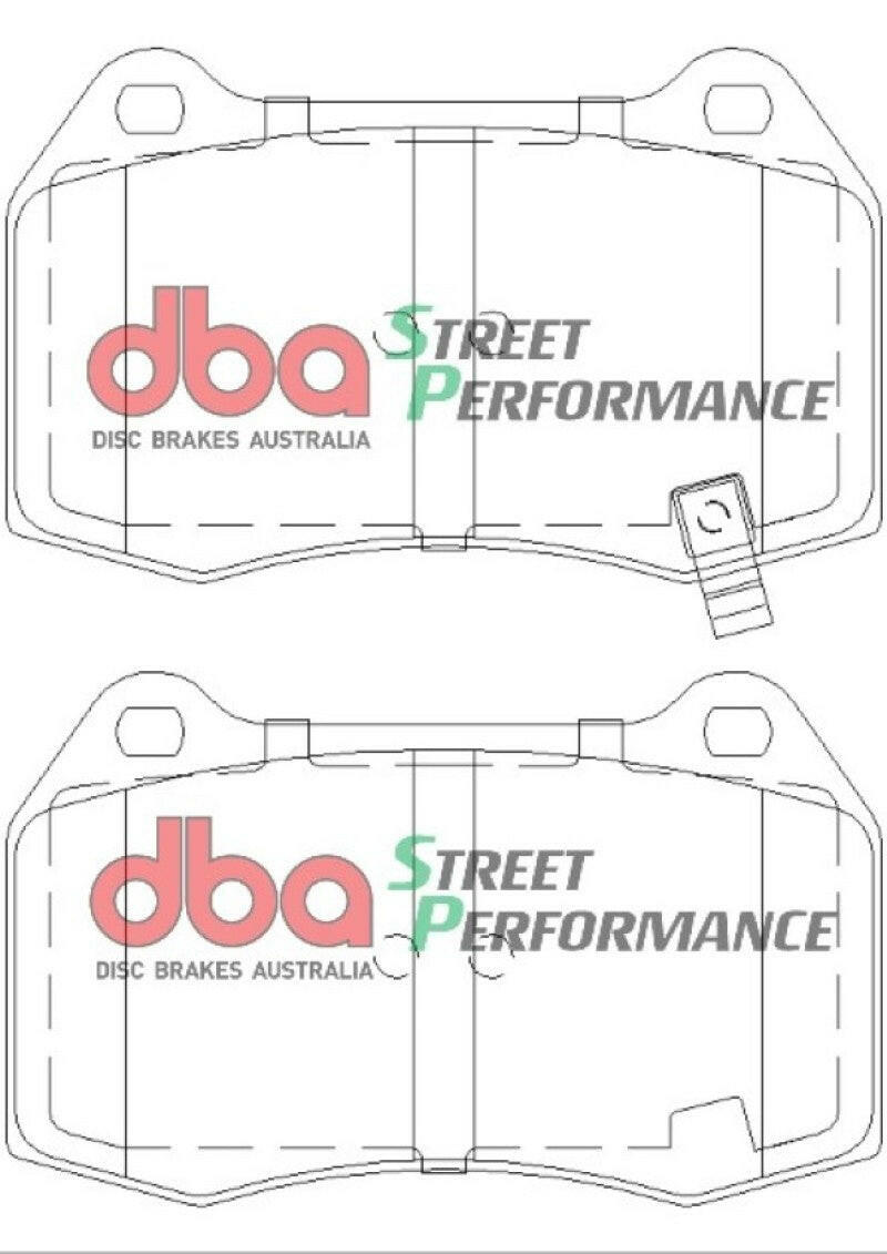 DBA 03-07 G35 w/ Brembo SP500 Front Brake Pads Brake Pads - Performance DBA