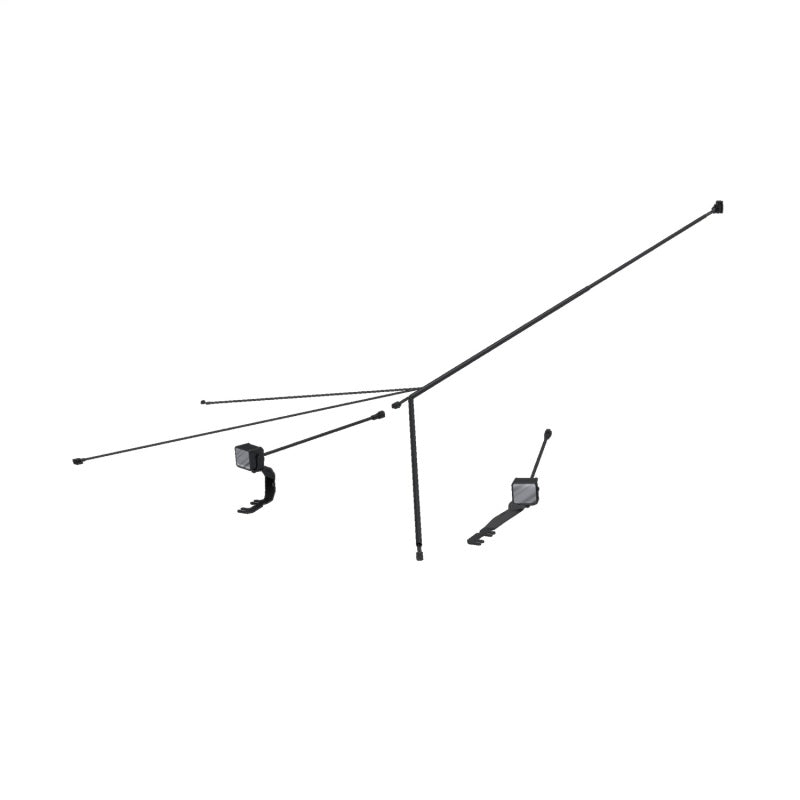 MBRP 24-26 Ford Ranger Ditch Light Kit - Amber Spot Beam Driving Lights MBRP