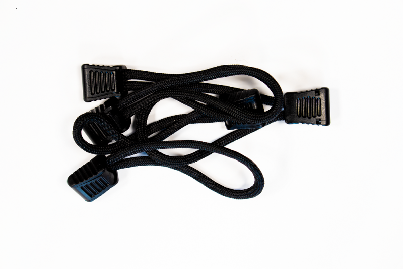 Fishbone Offroad Paracord Zipper Pulls 5 Pcs - Black Doors Fishbone Offroad