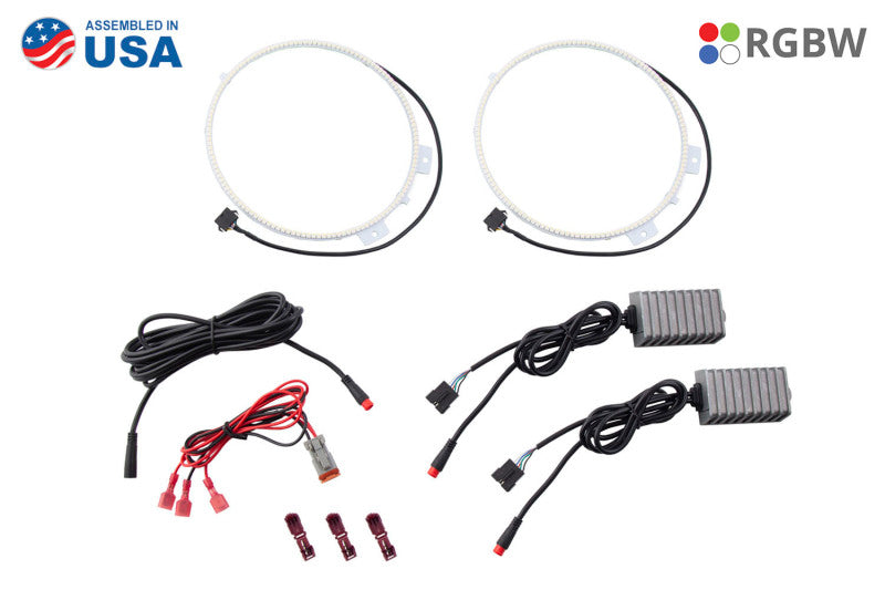 Diode Dynamics 18-21 Jeep JL Wrangler/Gladiator RGBW HD LED Halos Bulbs Diode Dynamics