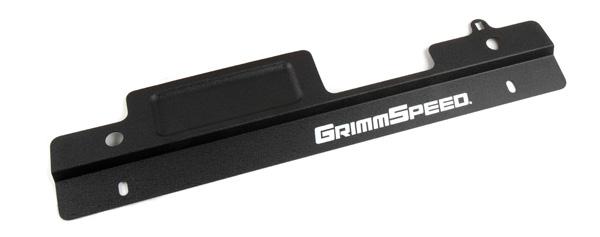 GrimmSpeed 02-07 Subaru Impreza/WRX / 04-07 STI Radiator Shroud w/Tool Tray - Black Radiator Shrouds GrimmSpeed