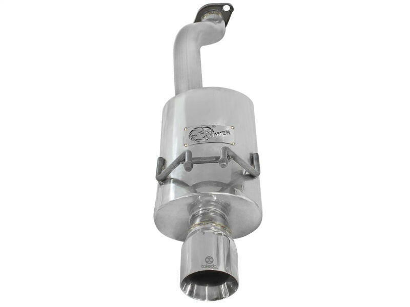 aFe Takeda Exhaust 2.5in Dia 304SS Axle-Back w/Polished Tip 06-11 Honda Civic EX Sedan L4 1.8L Axle Back aFe