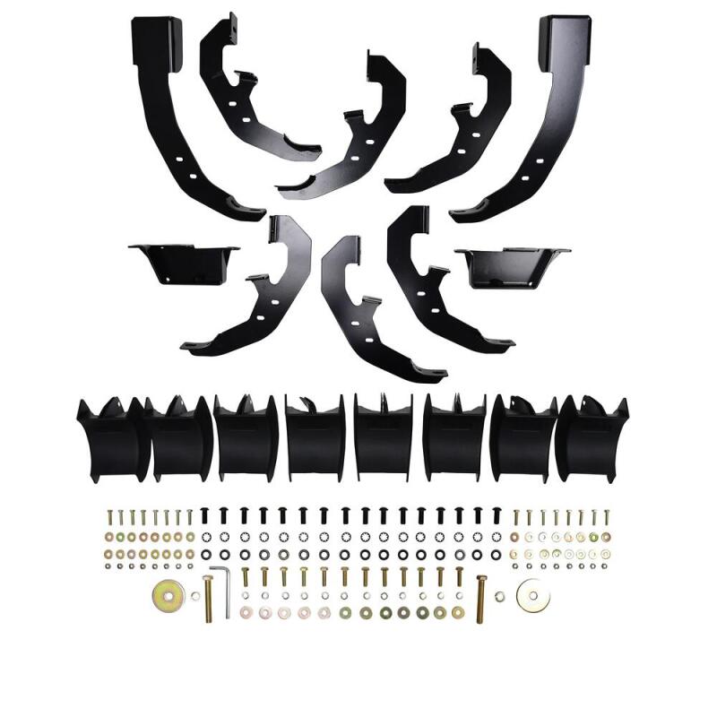 Westin 2019 Chevrolet Silverado Double Cab w/ 6.5in Bed PRO TRAXX 5 W2W Oval Nerf Step Bars - Black Nerf Bars Westin