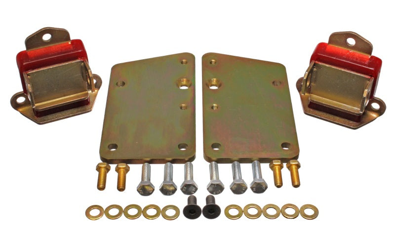 Energy Suspension Ls Conversion Mtr Mount Set - Red Bushing Kits Energy Suspension