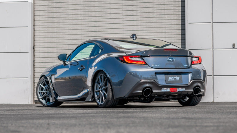 Borla 22-23 Subaru BRZ/Toyota GR86 2.4L RWD AT/MT ATAK Catback Exhaust - Black Chrome Tips Catback Borla