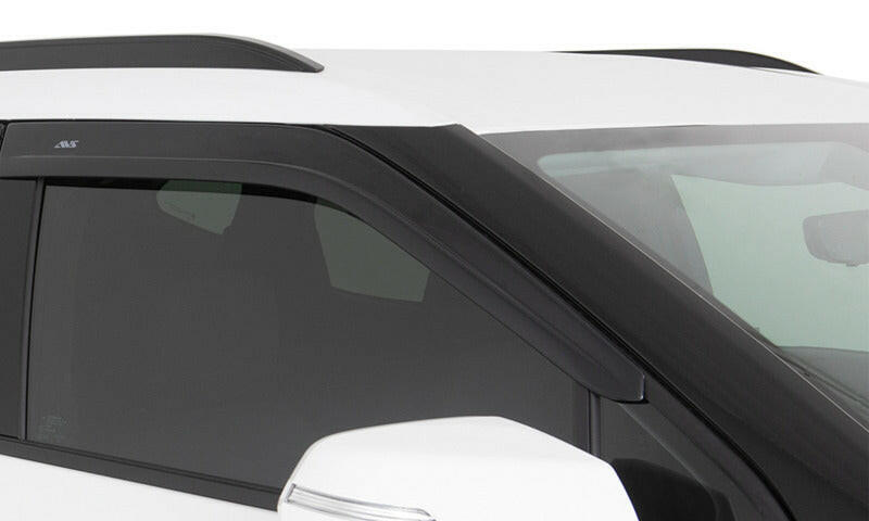 AVS 07-18 Jeep Wrangler (2 Door Only) Ventvisor Low Profile Window Deflectors 2pc - Smoke Wind Deflectors AVS