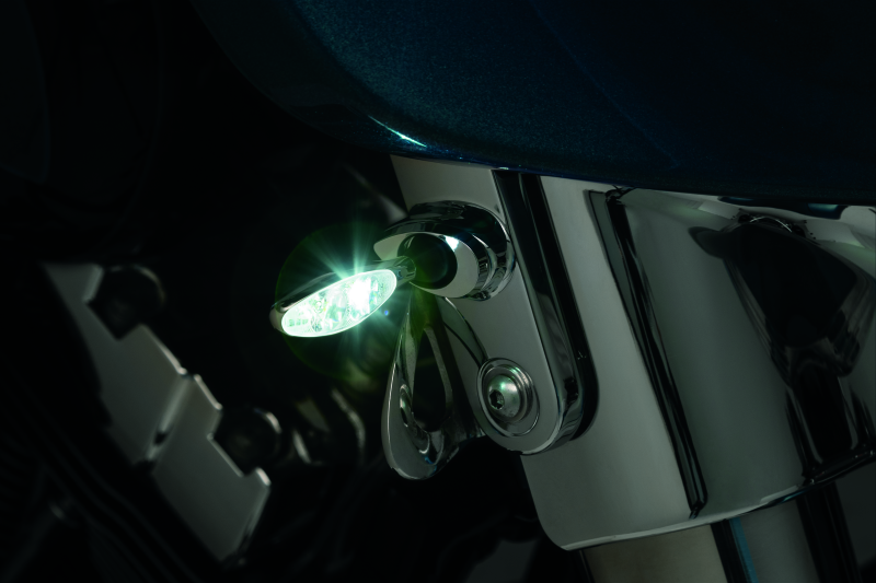 Kuryakyn Kuryakyn Front Turn Signal Mounts Chrome Air Filters - Direct Fit Kuryakyn