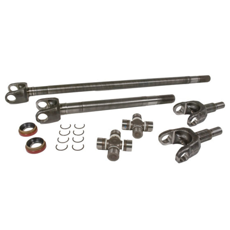 Yukon Chromoly Front Axle Kit for Dana 30 Both Sides 30 Spline 733X U-Joints Axles Yukon Gear & Axle