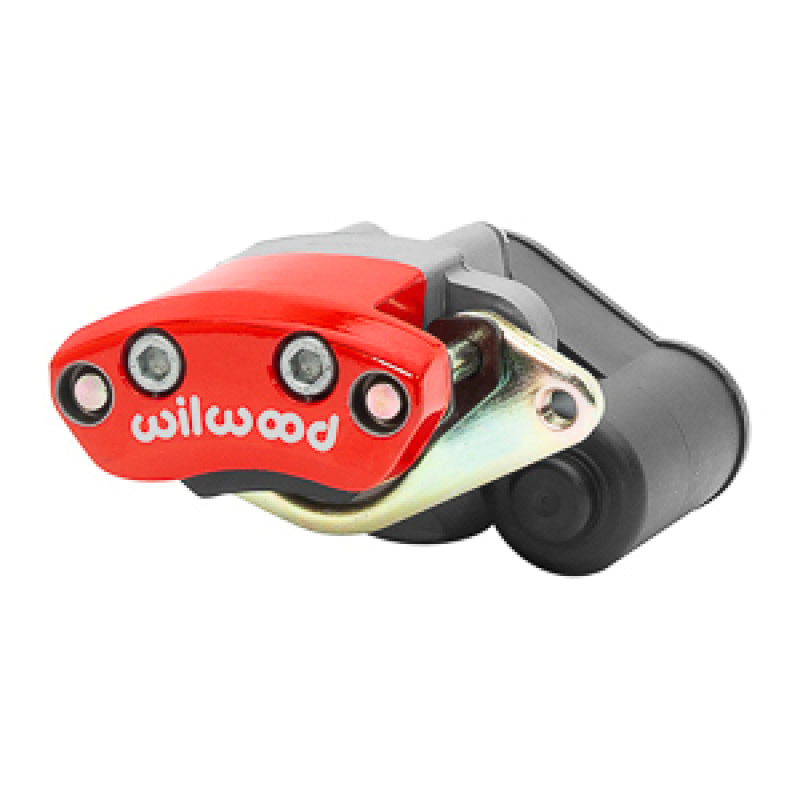 Wilwood Red Electric Parking Brake Caliper - 4.75in Bracket - 0.15-0.39in - Left Brake Calipers - Perf Wilwood