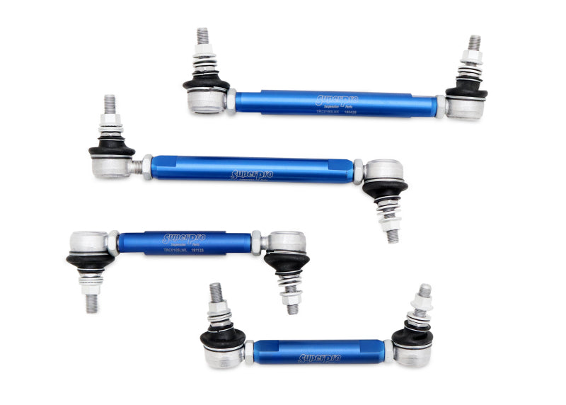 SuperPro 91-95 Toyota MR2 HD Adjustable End Link Set (TRC10105 + TRC10160) Sway Bar Endlinks Superpro