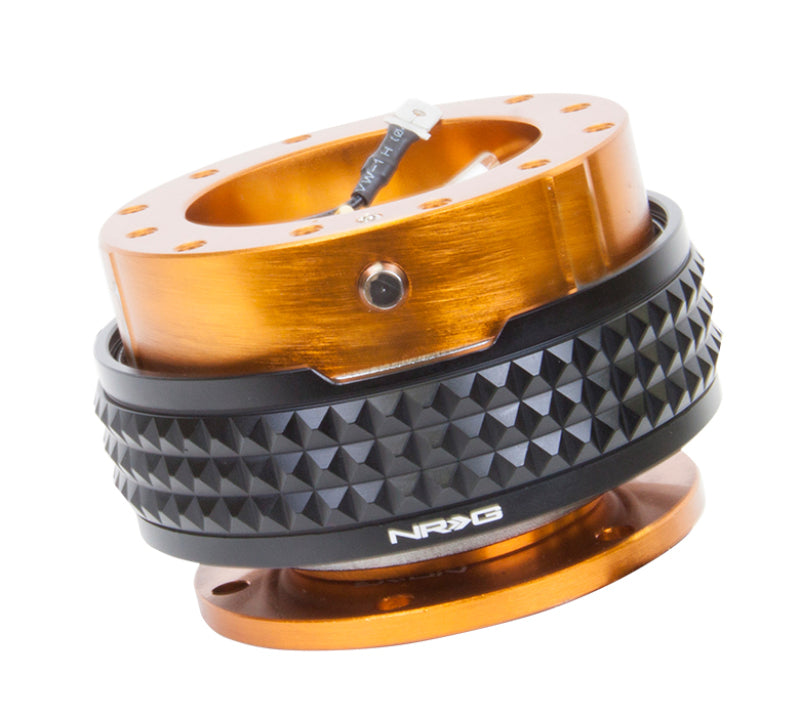 NRG Quick Release Kit - Pyramid Edition - Rose Gold Body / Black Pyramid Ring Quick Release Adapters NRG