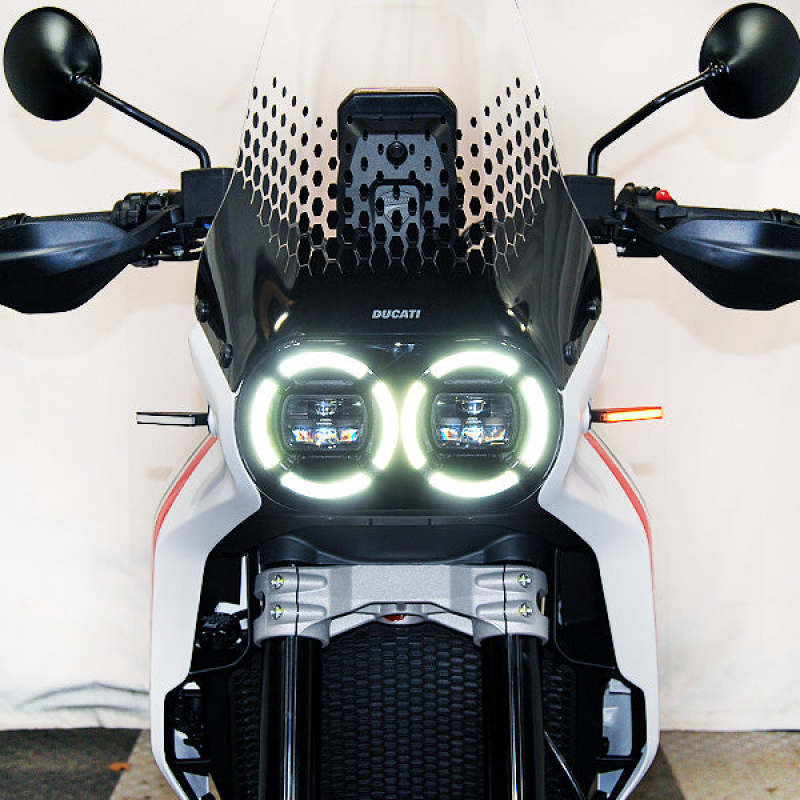 New Rage Cycles 22+ Ducati DesertX Front Turn Signals Lights Corner New Rage Cycles