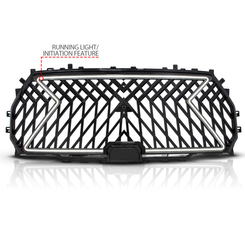 Anzo 22-24 Toyota Tundra Full LED Light Tube Front Grille w/ Initiation & Running Light Headlights ANZO