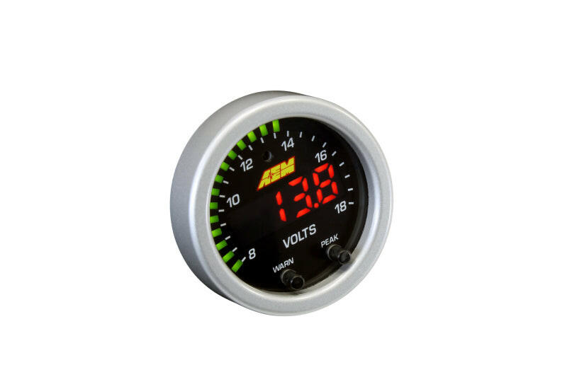 AEM X-Series 8-18V Volt Gauge Gauges AEM