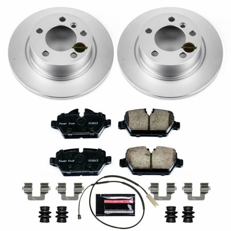 Power Stop 11-16 Mini Cooper Countryman Rear Z23 Evolution Sport Coated Brake Kit Brake Kits - Performance D&S PowerStop