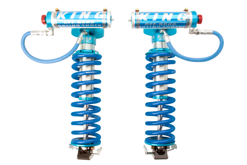 King Shocks 2005+ Ford F-250 4WD Front 2.5 Dia Remote Res Coilover Conversion w/Adjuster (Pair) Coilovers King Shocks