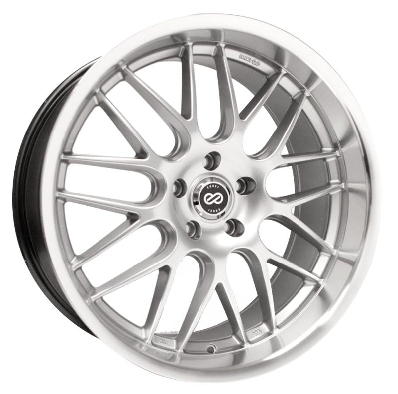 Enkei Lusso 18x7.5 42mm Offset 5x1114.3 Bolt Pattern 72.6 Bore Hyper Silver Wheel Wheels - Cast Enkei