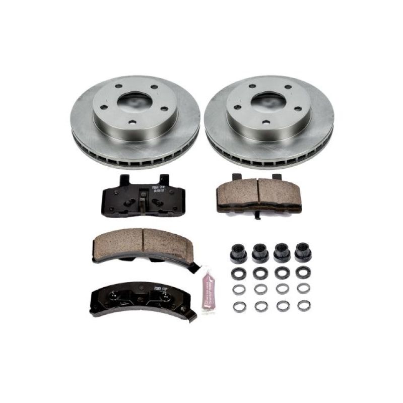 Power Stop 94-99 Dodge Ram 1500 Front Autospecialty Brake Kit Brake Kits - OE PowerStop