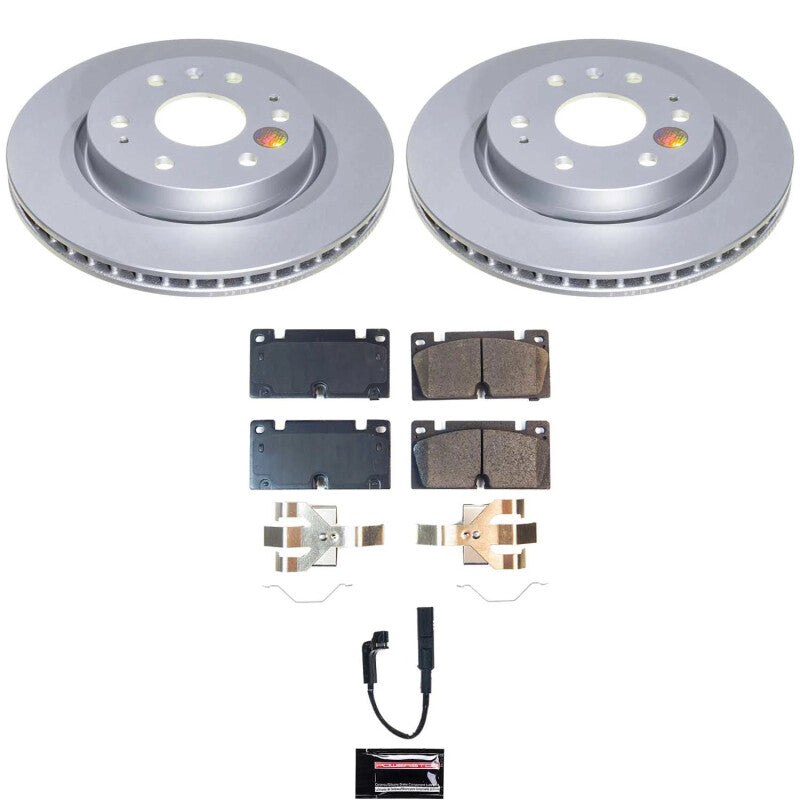 Power Stop 23-24 Chevrolet Colorado Front Z17 Coated Brake Kit Brake Kits - Performance Blank PowerStop