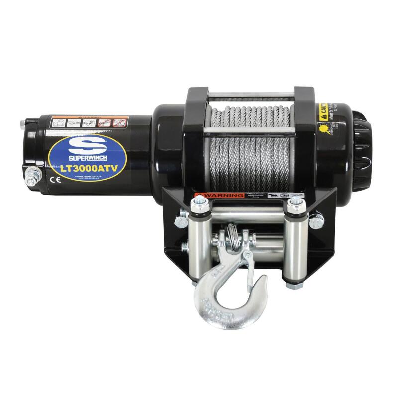 Superwinch 3000 LBS 12V DC 3/16in x 50ft Steel Rope LT3000 Winch Winches Superwinch