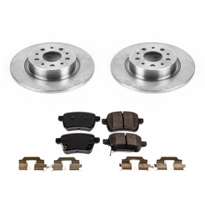 Power Stop 14-19 Fiat 500L Rear Autospecialty Brake Kit Brake Kits - OE PowerStop