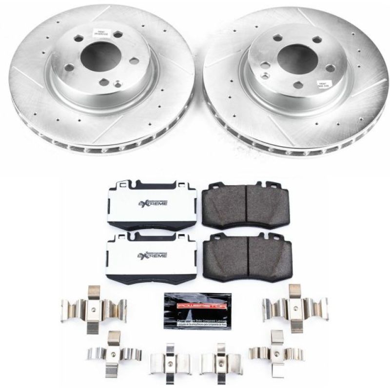 Power Stop 03-06 Mercedes-Benz E500 Front Z26 Street Warrior Brake Kit Brake Kits - Performance D&S PowerStop