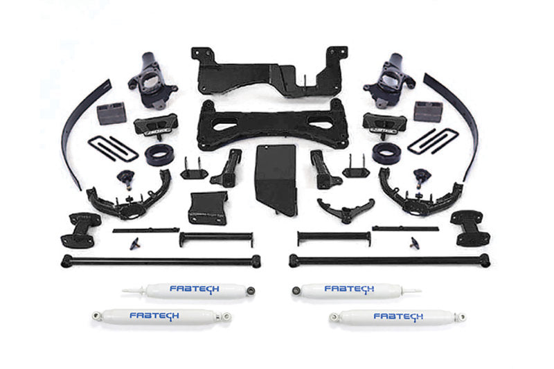 Fabtech 01-06 GM C/K2500HD 8in Perf Sys w/Perf Shks Lift Kits Fabtech