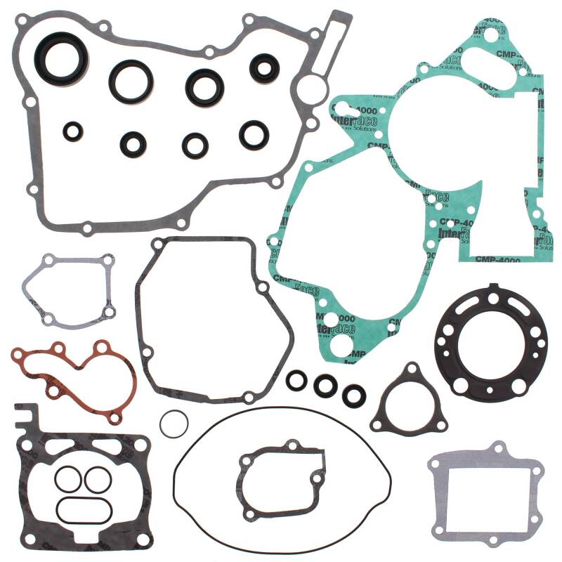 Vertex Gaskets 05-07 Honda CR125R Complete Gasket Kit w/ Oil Seals Engine Hardware Vertex Pistons