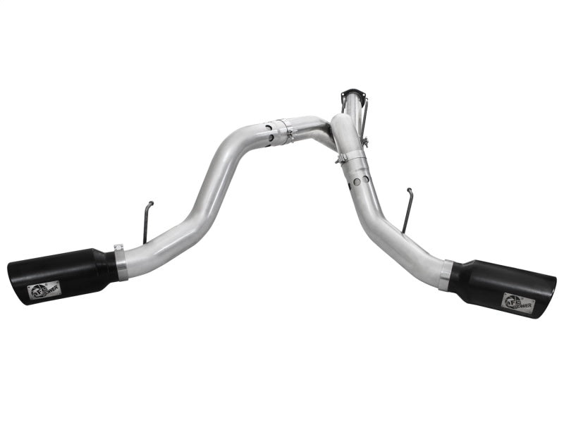 aFe Atlas Exhaust 4in DPF-Back Al Steel 11-14 Ford Diesel Trucks V8-6.7L (td) DPF Back aFe