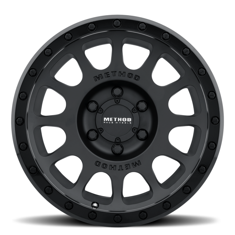 Method MR305 NV 20x9 18mm Offset 8x170 130.81mm CB Double Black Wheel Wheels - Cast Method Wheels