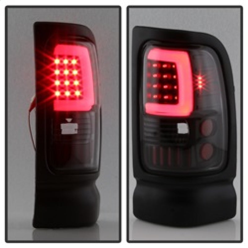 xTune Dodge Ram 1500 94-01 Tail Lights - Light Bar LED - Black ALT-ON-DRAM94V3-LBLED-BK Tail Lights SPYDER