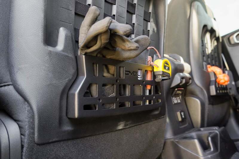 DV8 Offroad 2018-2025 Jeep Wrangler JL JLU Gladiator JT DV8 Offroad Seat Back Molle Pockets Exterior Trim DV8 Offroad