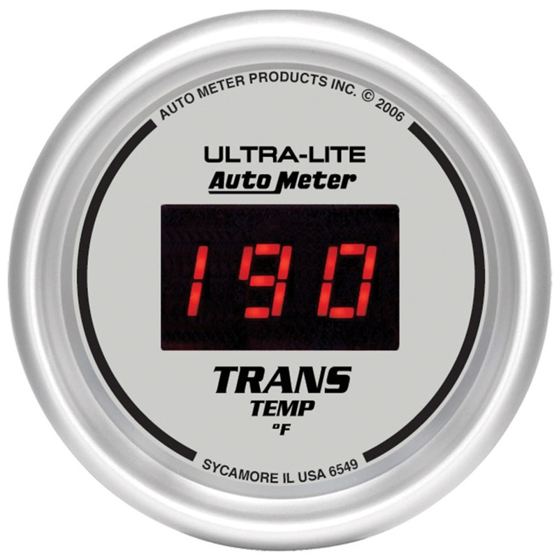Autometer Ultra-Lite 52mm 0-300 Deg F Digital Oil Temperature Gauges AutoMeter