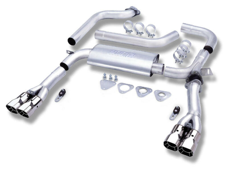 Borla 95-97 Chevrolet Camaro / Pontiac Trans Am 5.7L 3in Adjustable SS Cat-Back Catback Borla