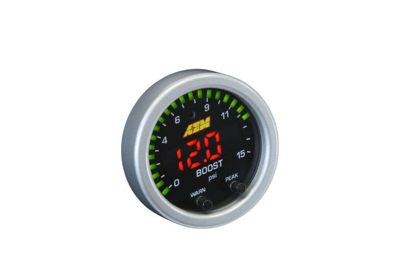 AEM X-Series Pressure 0-15psi Gauge Kit Gauges AEM