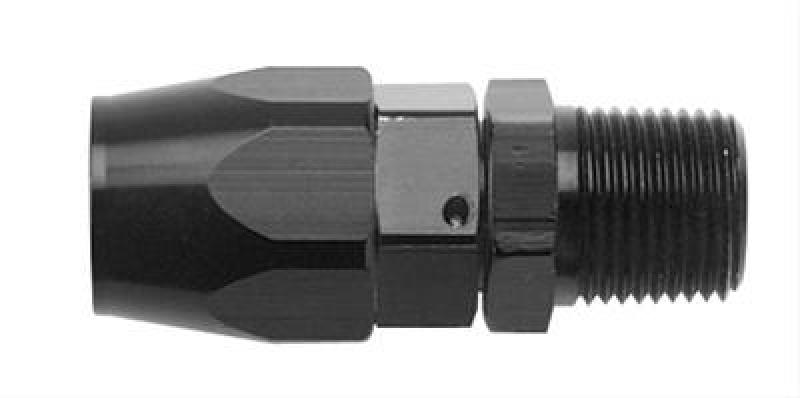 Fragola -6AN Straight Hose End x 1/4 NPT - Black Fittings Fragola
