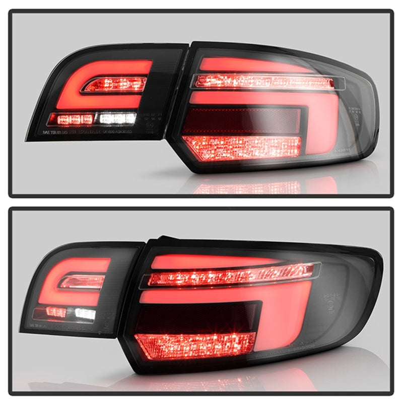 Spyder 03-08 Audi A3 Full LED Tail Lights - Black (ALT-YD-AA303-LED-BK) Tail Lights SPYDER