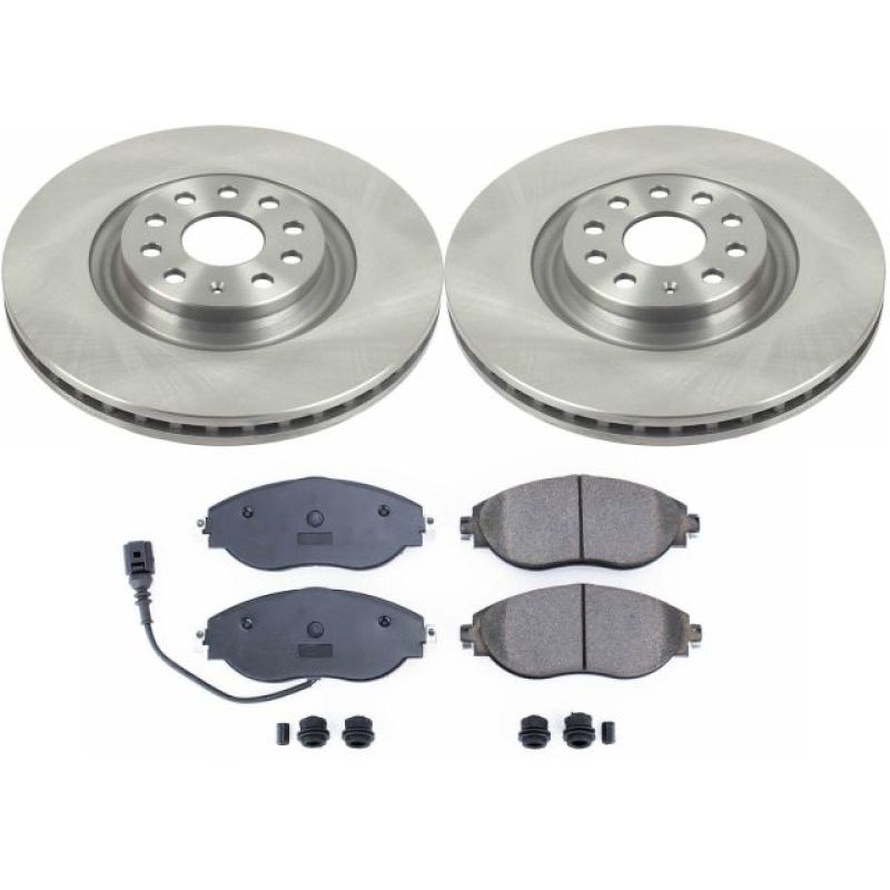 Power Stop 12-17 Volkswagen CC Front Autospecialty Brake Kit Brake Kits - OE PowerStop