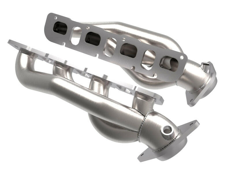 aFe Power Twisted Steel 304SS Shorty Header 2021 Ram 1500 TRX V8-6.2L (uncoated) Headers & Manifolds aFe
