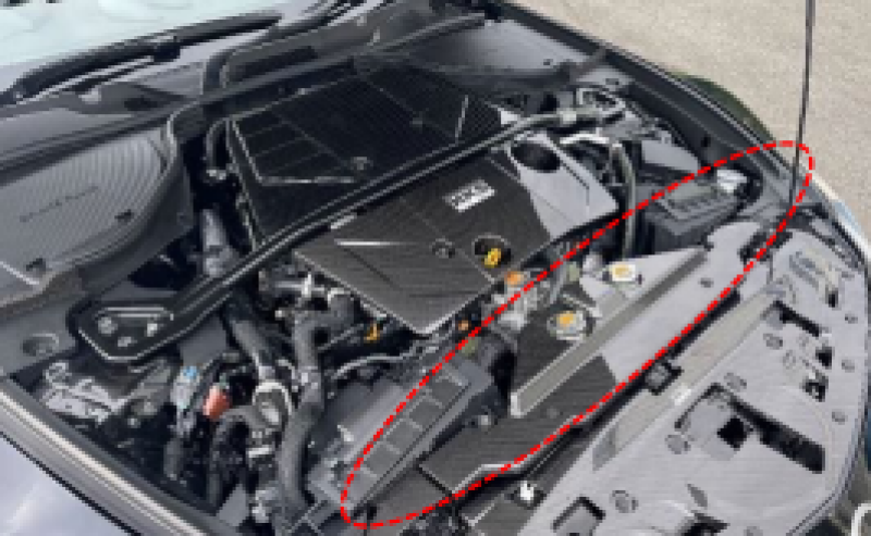 HKS 2023 Nissan Z Dry Carbon Radiator Cover Carbon Accessories HKS