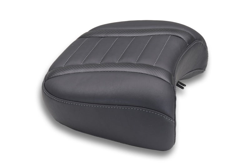 Mustang 23-25 Harley CVO Rd Glide Std, Str Glide and Rd Glide, Deluxe Touring Wide Passenger Black Passenger Motorcycle Seats Mustang Motorcycle