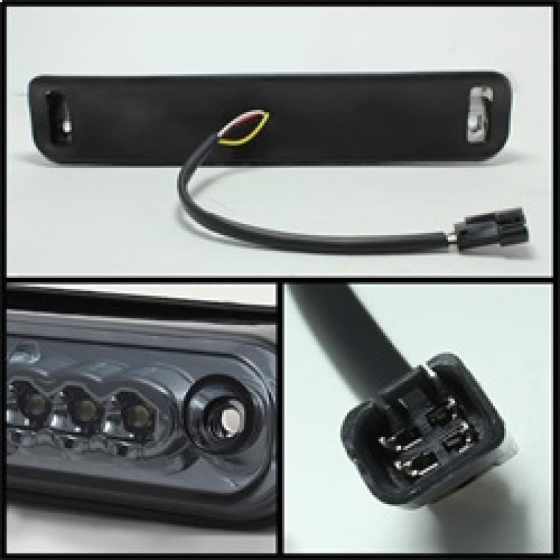 xTune Chevy GMC C10 / Ck Series Sierra Silverado 88-98 LED 3rd Brake Light Smoke BKL-CCK88-LED-SM Brake Lights SPYDER