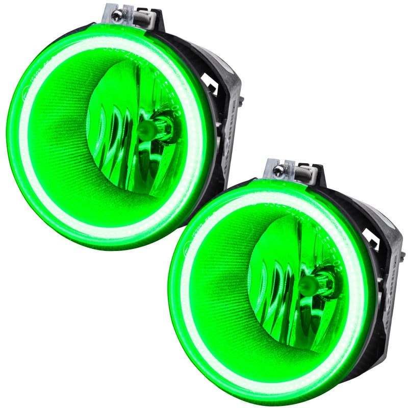 Oracle Lighting 06-10 Jeep Commander Pre-Assembled LED Halo Headlights -Green Headlights ORACLE Lighting