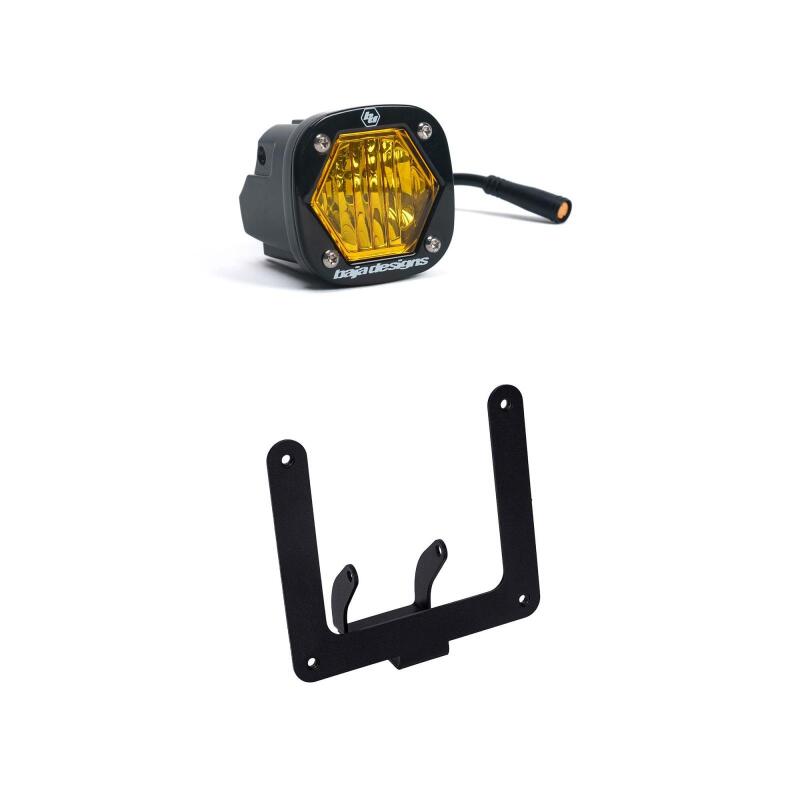 Baja Designs Super73 S1 Headlight Kit - Baja Amber Light Bars & Cubes Baja Designs