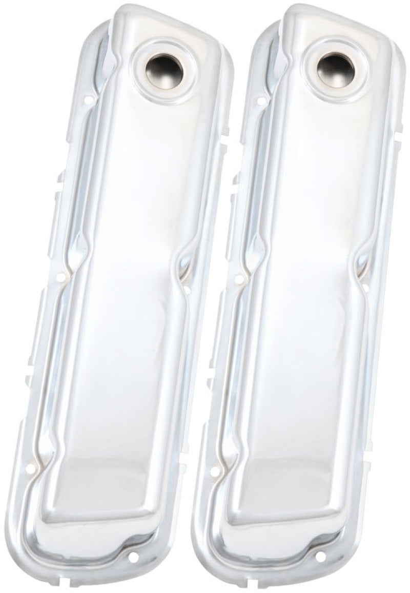 Spectre SB Ford Short Valve Cover Set - Chrome Valve Covers Spectre