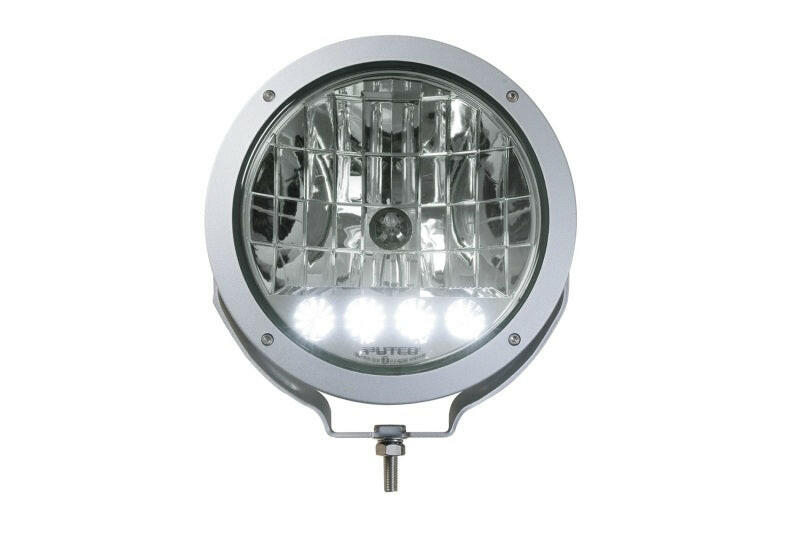 Putco HID Lamp w/4 LED DayTime Running Lights - 9in Silver Housing w/ Clear Lens HID Off Road Lamps Light Bars & Cubes Putco