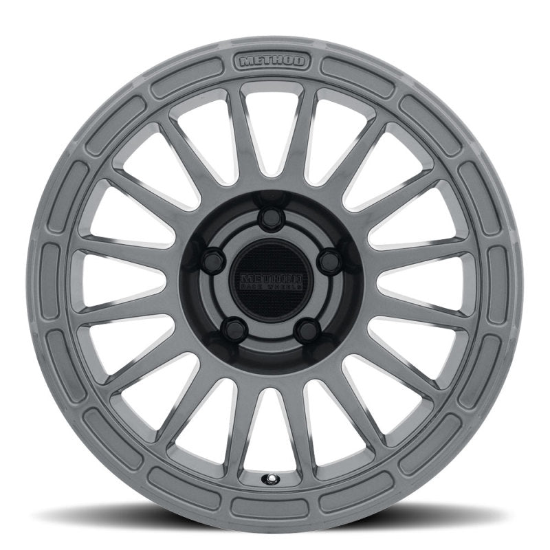 Method MR314 17x8.5 0mm Offset 5x150 110.5mm CB Gloss Titanium Wheel Wheels - Cast Method Wheels