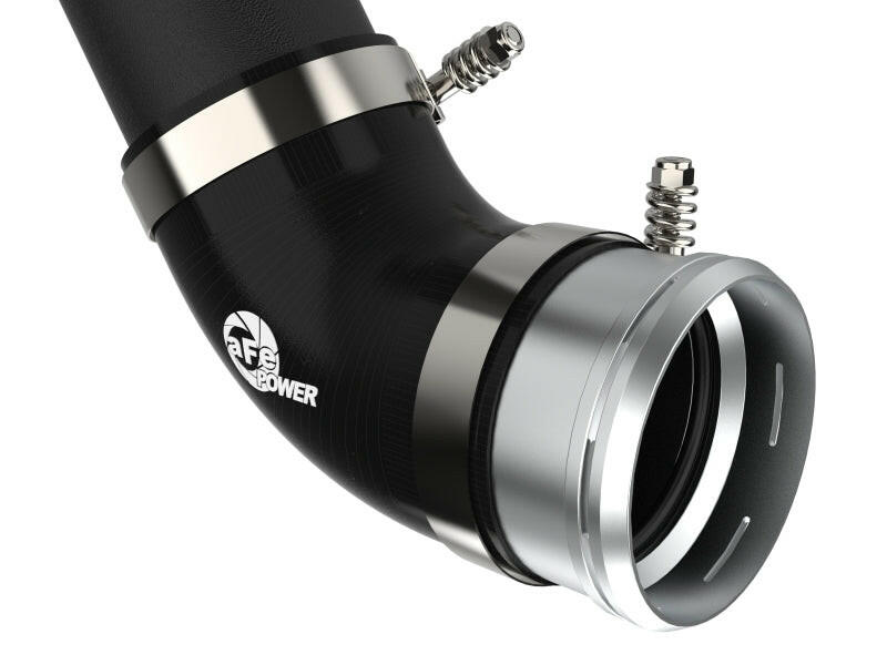 aFe BladeRunner 21-22 Ford F-150 Ecoboost V6-3.5L(tt) Aluminum Hot and Cold Charge Pipe Kit Black Intercoolers aFe