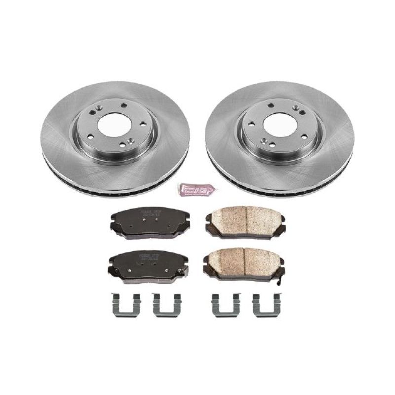 Power Stop 06-11 Hyundai Azera Front Autospecialty Brake Kit Brake Kits - OE PowerStop